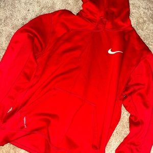 Men’s red Nike hoodie